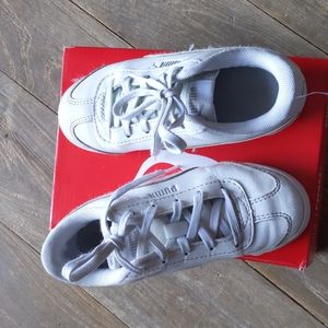 Size 11.5 Puma white sneakers Turino L PS with box